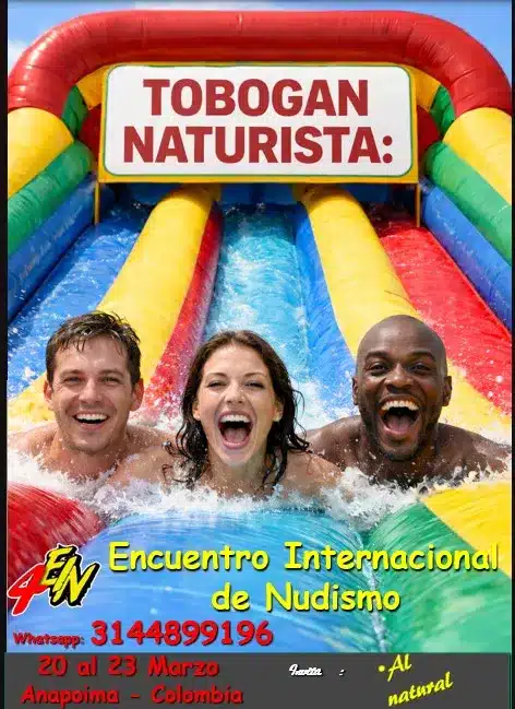 TOBOGÁN NATURISTA!! 🏊🏻♂️🥳